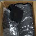 LIUJIAYI 50 Pcs Black Stretch Chair Covers - Premium Polyester Spandex Slipcovers for Wedding, Party, Banquet, Dining & Event Chairs