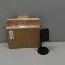 LISEN Cell Phone Stand Phone Holder for Desk Office Decor, Office Desk Accessories Gifts Women PC Gaming Essentials iPhone Stand Gadgets Men Fit OtterBox Case Switch iPad Air Tablet 4-10 in (BLACK)