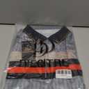 Men's Golf Polo Shirts Short Sleeve Dry Fit Performance Moisture Wicking Print Collared Golf Shirts for Men (Large, Silver Grey Pattern)