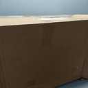 Fine Burlap Large Empire Lamp Shade 6" Top x 19" Bottom x 10.5" High x 12" Slant (Spider) Replacement with Harp and Finial - Springcrest (Brown)