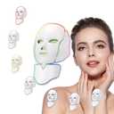 Seven-Colors Light, DELOO LED Facial Mask Device for Home Use, Multi-Color Light Mask for Daily Enjoyment
