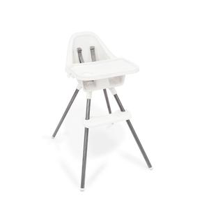 Regalo Baby Basics® High Chair for Babies and Toddlers, Baby High Chair with Removable Oversized Tray & Cup Holder, 5-Point Harness, Easy to Clean Toddler High Chair, White