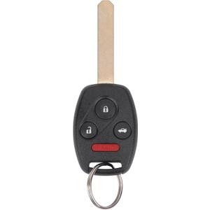 Vurkcy Keyless Entry Remote Control Uncut Car Ignition Key Fob Compatible with Honda Accord 2003-2007, Replacement for OUCG8D-380H-A, 4 Button