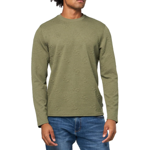 GUESS Men's Long Sleeve Quattro G Logo Knit Crew XL