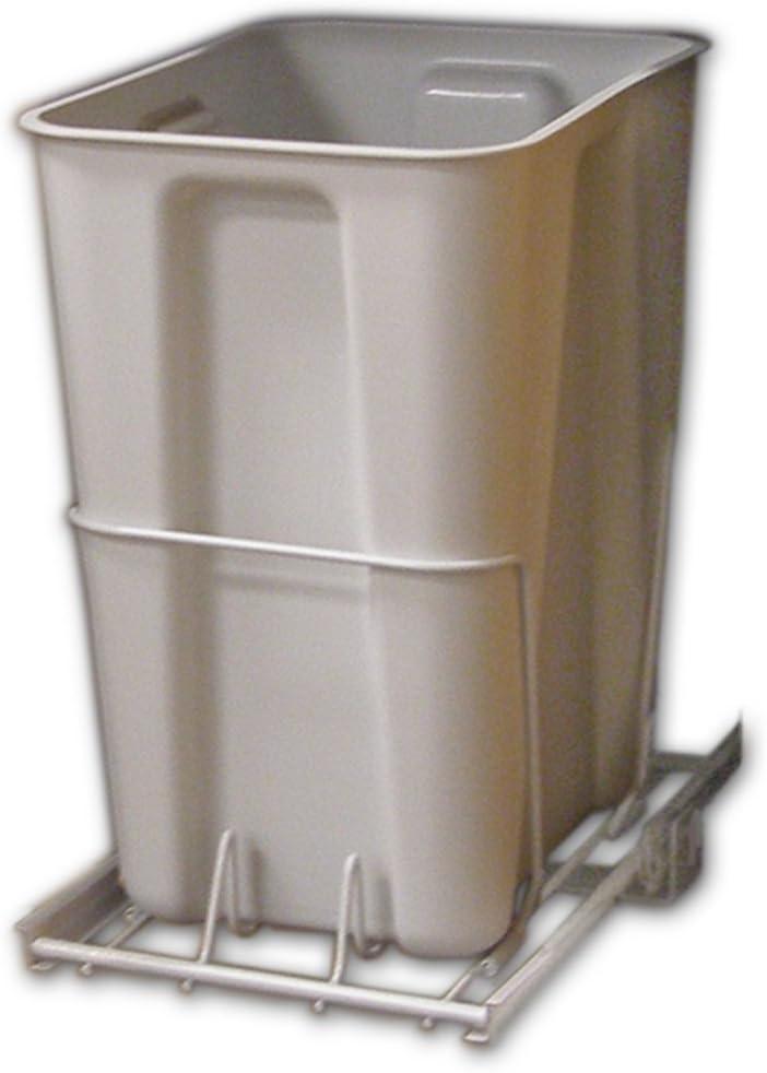 ClosetMaid Pull Out Trash Bin, 24-Quart, White