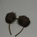 Leg Avenue Women's Cute Furry Animal Ear Headband (Brown)