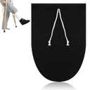 Cast Sock Cover for Foot, Adjustable Drawstring Cast Sock, Casts Cover for Foot Men and Women (Black)
