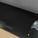 Amztabler Small Standing Desk Adjustable Height, Mobile Stand Up Desk with Wheels, 32 Inch Portable Rolling Desks Conference Room Tablesf for Walking Pad Treadmill Black