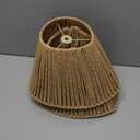 Defined Deco Small Rattan Lamp Shade Set of 2, 10 inch Boho Bell Lamp Shades for Table Lamps, Woven Lamp shade Replacement, Wall Sconces Light Cover, Rustic Lamp Shades for Wall Lamp Floor Lamp Shade