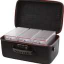 Pro Graded Card Storage Box - Great CSG & PSA Graded Card Case with Zipper Lock - 36 Slot Trading Card Storage Box Fits 36 PSA or CSG Graded Slabs and Graded Cards