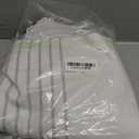 Farmhouse Grey Shower Curtain Cotton Striped Shower Curtains for Bathroom with Tassel 72" W X 78" L