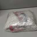 Zopeal Christmas Woven Basket with Gift Bag, Ribbon and Red Tissue Paper Snowman Emoticon Woven Storage Bin Empty Basket Holiday Decorative for Xmas Gifts, 12 x 8 x 5 inch