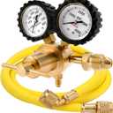 Nitrogen Regulator with 0-800 PSI Delivery Pressure, 60" Hose CGA580 Inlet Connection and 1/4'' Male Flare Outlet Connection