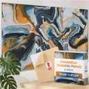 XL Acoustic Wall Panels 6-Pack Decorative Acoustic Panels High Density Sound Absorbing Wall Art 70.86X47.24 Inches with Self-adhesive for Studio Home and Office - Echo Dunes
