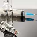 100 Pcs -2.5ml Luer lock Syringe with 23ga (25mm) Needle, Individually Packaging Disposable Plastic Syringes and Needles for Scientific Labs, Industrial, Animal and Pet Supplies