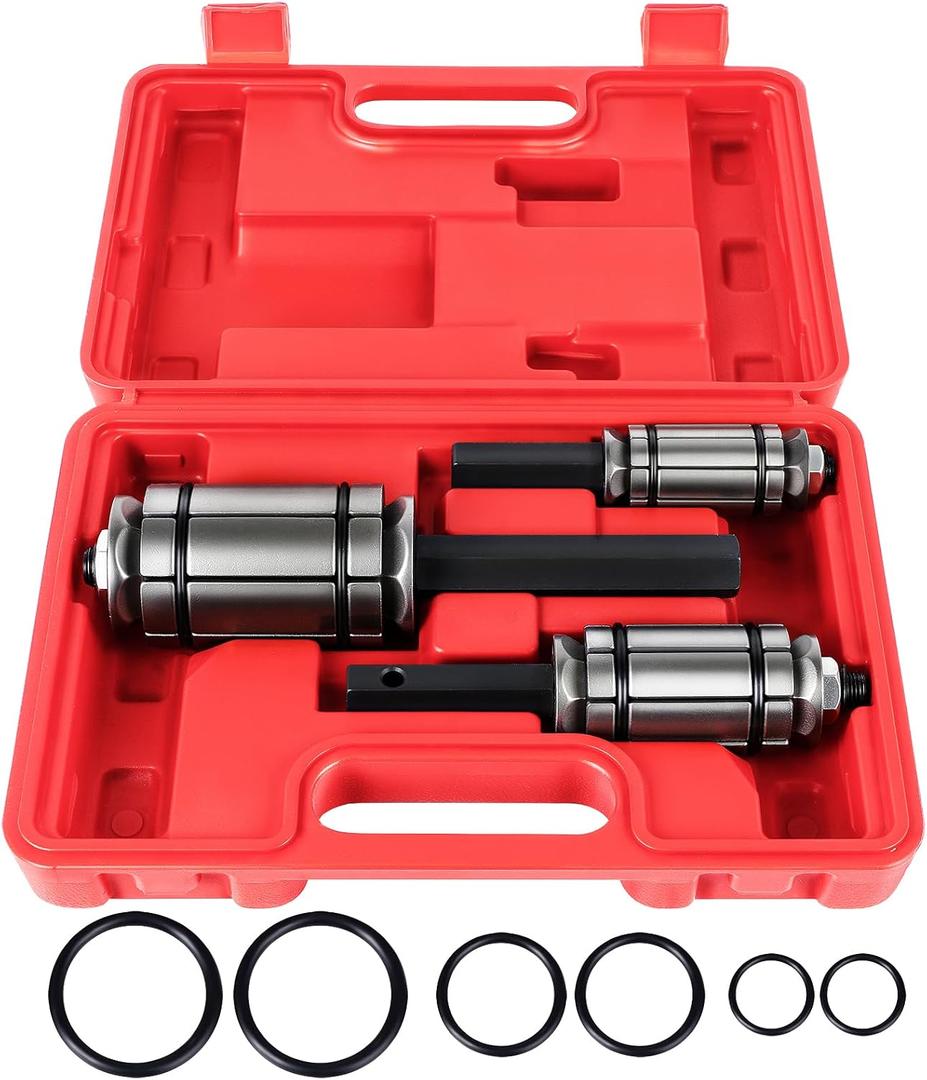 ROADFAR 3 Pcs Tail Pipe Expander Kit 1-1/18" to 3-1/2" Tail Pipe Spreader Tool Set Compatible With Most Cars and Trucks