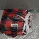 Girls Cotton Red Plaid Nightgowns Sleepwear Sleep Dress Kids Princess Pajamas Long Sleeve Christmas (11-13 Years)