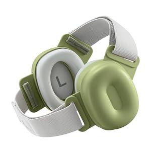Eggiehug Baby Ear Protection Earmuffs, 25dB Headphones, Green
