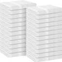 Avalon Towels Salon Towel - White Hand Towels Bulk Pack of 24 - 100% Cotton Absorbent Spa, Facial & Gym Towel for Working Out - 16x27 Inches (Not Bleach Proof)