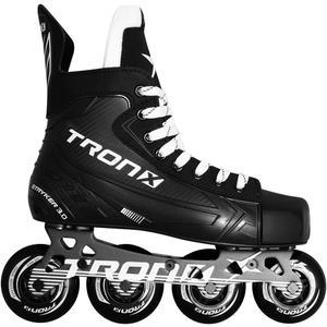 TronX Stryker 3.0 Senior Adult Junior Kids Inline Roller Hockey Skates, New for 2023 (Skate Size 1 (Shoe Size 2-2.5))