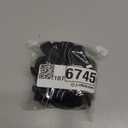 Winter Dog Snow Boots with Fleece Lining, Dog Shoes for Medium Large Size Dogs, Waterproof Dog Booties and Paw Protectors, Anti-Slip & Reflective Dog Shoes for Snow Outdoor, Hiking (Black-Size 1)