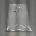 YellyHommy Clear Waterproof Plastic Snap in Shower Curtain Liner Replacement with 2 Magnets 71" W x 66" L for 72" W x 87" L Transparent