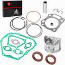357cc Engine Rebuild Kit Std Piston & Rings Gaskets Seals For Yamaha G21 G22 G23 G27 G28 2001-2009 YXP700A YXP1000A Pro Hauler 700 1000 2004-2006 YDR-A YTF-1 YTF-2 2007-2018