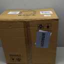 GDLT 18.9" Boho Caged Ceiling Fan with Lights Remote, 4-Light Vintage Rattan Woven Chandelier Fan with Light Reversible Motor, Chandelier Ceiling Fan for Bedroom, Living Room