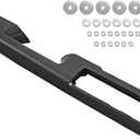 80994 Front Left Driver Side Door Armrest Compatible with 2010-2014 Chevy Silverado, Avalanche, Suburban, Tahoe, GMC Sierra, Yukon - Armrest Repair with Door Release Handle Above Armrest, Black