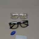 livho High Tech Blue Light Glasses - Advanced up to 99% Blue Light Blocking Computer Glasses - Screen Fatigue & UV Protection (*B1 Light Black+clear)