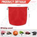 Motorcycle Helmet Bag with Soft Lining & Drawstring Closure, Waterproof Helmet Storage Bag, Large Capacity, Lightweight for Riding Hockey Welding Bicycle Dirt Bike Gear