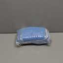 Microfiber Replacement Mop Pad, 18" x 6" Wet & Dry Home & Commercial Cleaning Refills, Reusable Floor Mop Pads (6 Pack) Blue