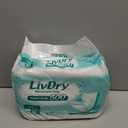 LivDry Incontinence Pads for Women and Men, Long Length Insert, Extra Absorbency with Odor Control (30 Count)