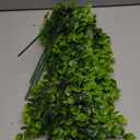 2Pcs Eucalyptus Garland with Lights, Greenery Garland, Green Garland with Flowers, 5.9FT Artificial Faux Eucalyptus Leaves Vines for Table Mantle Home Wedding Party Indoor Outdoor Decor