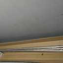 Modern Curtain Rods, 1Inch Diameter Decorative Single Window Rod Telescoping 100-150 Inch Adjustable Drapery Rods Antique Bronze Color For Bedroom Living Room Kitchen Office