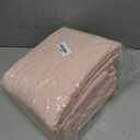 Amazon Basics 4 Piece Breathable 100% Cotton Jersey Knit Bed Sheet Set, Includes Flat and Fitted Sheets, Pillowcase, Queen, Blush