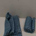 Kevin Textile Outdoor Waterproof Throw Pillow Covers Pack of 2 Farmhouse Decorative Cushion Covers for Garden Patio Tent Balcony Bench Couch Sofa 22x22 Inch, Teal