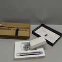 Whitening Electric Toothbrush for Adults, Professional 460nm Whitening Blue Light Tech, 31,000VPM Sonic & Oscillating Cleaning with Smart AI Sensor, 6-Month Long-Lasting Battery (Silver-purple)