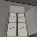 TP-Link Tapo Smart Plug Mini, Matter Compatible, Compatible with Alexa, Google Home & Samsung SmartThings, Energy Monitoring, 15A, UL Certified, 2.4G Wi-Fi Only, Tapo P110M(4-Pack)