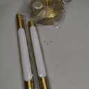 OJRGG Metal Flute Wall Lamp Acrylic Modern LED Wall Light Golden Bedside Long Tube Wall Sconce Nordic Minimalist Wall Lantern for Bedroom Living Room Study Room Corridor Dining Room Restaurant