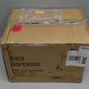 2.11Gallon Commercial Beverage Dispenser with Centre Ice Core and Stand Drip Trays Stainless Steel Cold Drink Dispenser for Parties Pub Cafeteria Restaurant Home Hotel (Gold, single-head)