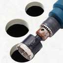 1 1/2" Diamond Hole-Saw Bits with Pilot Drill Bit - 1.5" Diamond Tipped Tile Hole Saws with Guiding Bit for Accurate Drilling, for Porcelain Tile Ceramic Pottery Granite Stone Glass Bottles 38mm