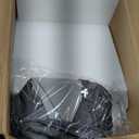 Niubya Dog Stairs for Small Dog and Cats,23H Non-Slip Bottom Pet Steps for High Beds and Couch,Extra Wide High-Density Foam Pet Stairs Grey,5 Steps, 16.5" x 34" x 23"