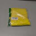 Poetsky Summer Womens Tunic Tops for Leggings with Pockets Short Sleeve Casual Long T Shirts S-3XL (Yellow)