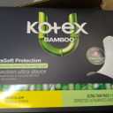 Kotex Bamboo Ultra Thin Pads with Wings, Regular Absorbency, 96 Count (2 Packs of 48)