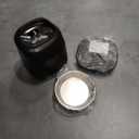 Automatic Cat Feeders for One Cat, 5L/20 Cups Double Automatic Cat Food Dispenser with Stainless Bowl, Timer Setting 20 Portions 6 Meals Per Day, 10s Meal Call, Pet Feeder for Dog (Black, 5L)