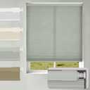 No Drill No Tools Blackout Cellular Shades,Cordless Blinds for Indoor Windows,Room Darkening Window Shades Honeycomb Blinds for Bedroom,Office,Home,Grey, 30.5" w x 64" h