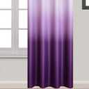 Yakamok Light Blocking Gradient Color Curtains Purple Ombre Blackout Curtains Room Darkening Thermal Insulated Grommet Window Drapes for Living Room/Bedroom (Purple,2 Panels,52x90 Inch)