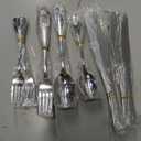 Silverware Set,SANTUO Stainless Steel Knives Spoon Forks Set for Home, Kitchen and Restaurant, Mirror Polished& Dishwasher Safe (18pcs Silverware set)