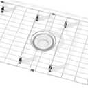 Sink Protectors for Kitchen Sink, Sink Grate Grid for Bottom of Sink, Metal Sink Rack, Bottom Basin Rack, Stainless Steel, 28" x 15"